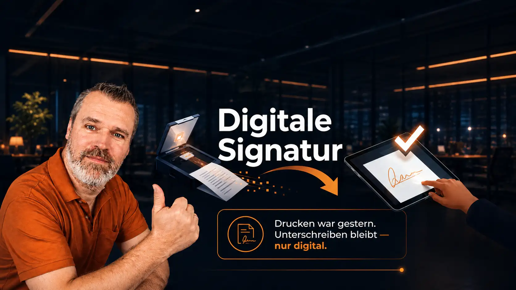 Cover: Digitale Signatur: Wie die Unterschrift aufhört, ein Medienbruch zu sein.