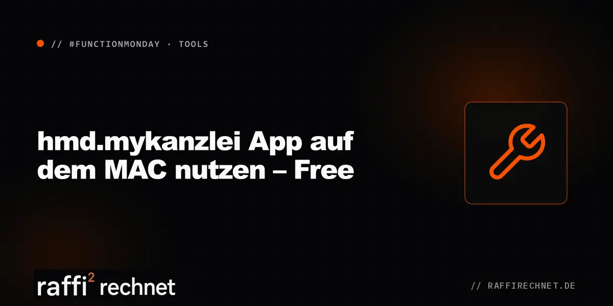 hmd.mykanzlei App auf dem MAC nutzen – Free