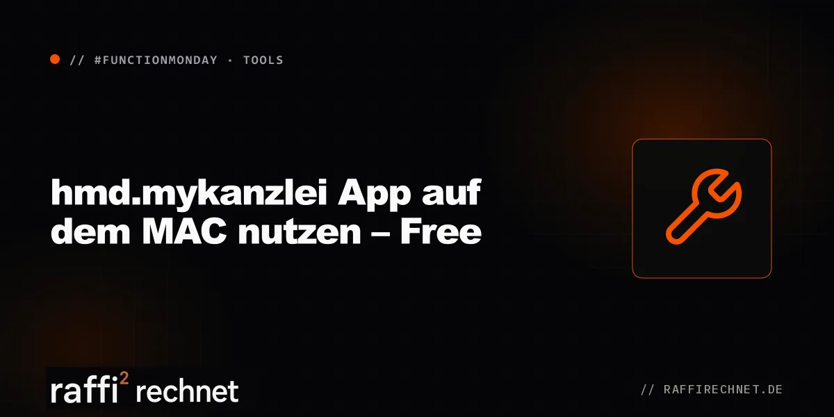 hmd.mykanzlei App auf dem MAC nutzen – Free