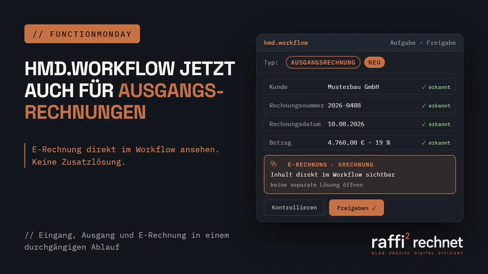 Cover: hmd.workflow jetzt auch für Ausgangsrechnungen