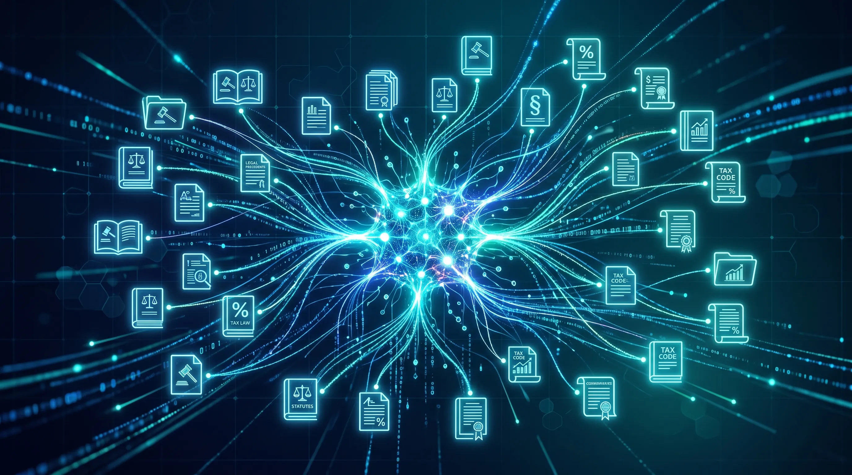 RAG-Netzwerk: KI verbindet Fachquellen zu Steuerrecht – Retrieval-Augmented Generation