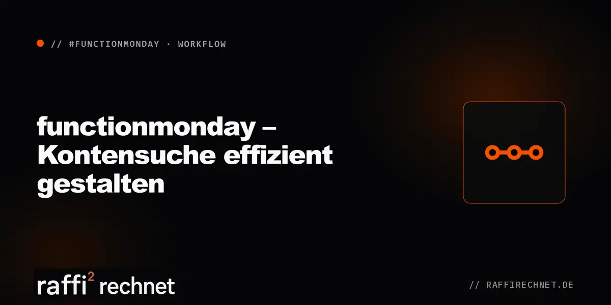 Cover: functionmonday – Kontensuche effizient gestalten